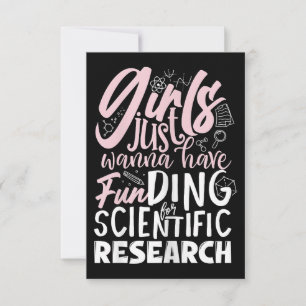 Girls Just Wanna Have Funding for Scientific Resea Einladung