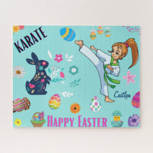 Girls Karate Happy Oaster Decorative Puzzle