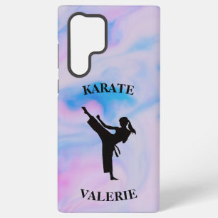 Girls Karate Pastel Swirl Samsung Galaxy Hülle