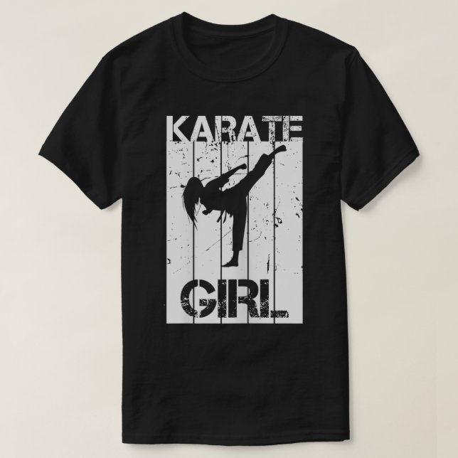 Girls Karate Uniforms Martial Arts T-Shirt (Design vorne)