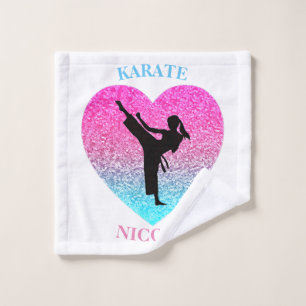 Girls Karate Waschlappen