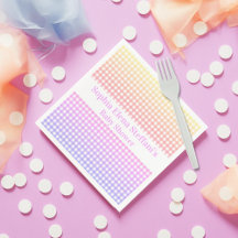 Girls Kindergeburtstag Baby Shower Pastel Gingham