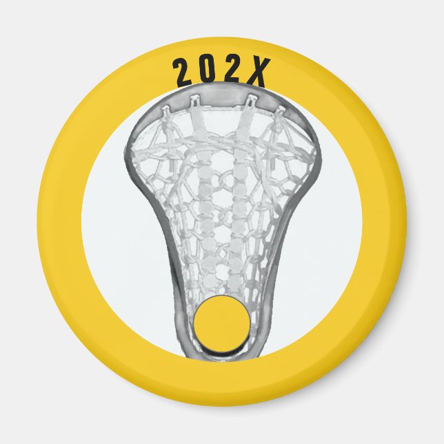 Girls Lacrosse Gifts Magnet (Vorne)
