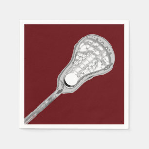 Girls Lacrosse Party Serviette