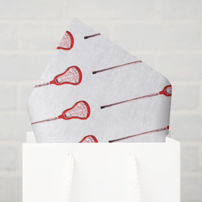 Girls Lacrosse Seidenpapier (Geschenktüte)