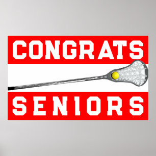 Girls Lacrosse Senior Night Poster