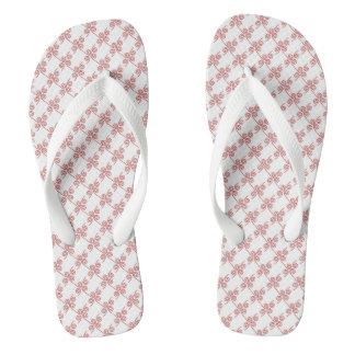 Girls Ladys Flipflops Weißer Designer