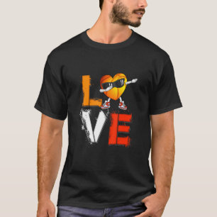 Girls Liebe Basketball Basketball Unterhaltung Lug T-Shirt