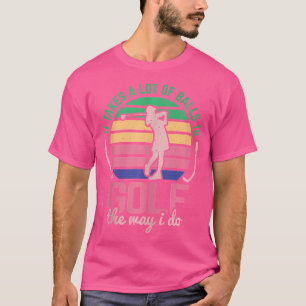 Girls Liebe Golf für einen Golfer mit Sprichwort G T-Shirt