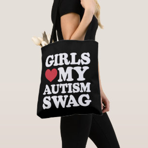 Girls Liebe Mein Autismus Swag Funny Awareness