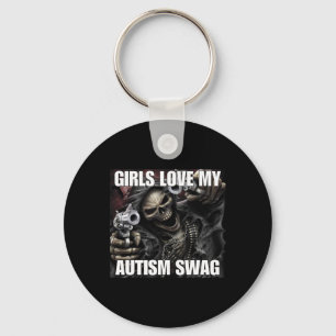 Girls Liebe Mein Autismus Swag Funny Cringe Hard S Schlüsselanhänger