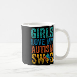 Girls Liebe Mein Autismus WAG Unterstützung Autist Kaffeetasse