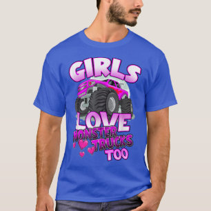 Girls Liebe Monster Trucks zu Niedlich Girls Monst T-Shirt
