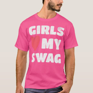 Girls Liebe My Swaart Heart Funny Hip Hop Music Lo T-Shirt