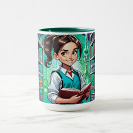 Girls Love Science! Tasse