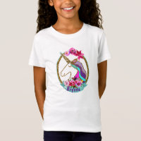 Girls Magical Unicorn Story Book Illustration