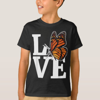 Girls Monarch Butterfly Milkweed Schmetterlinge T-Shirt