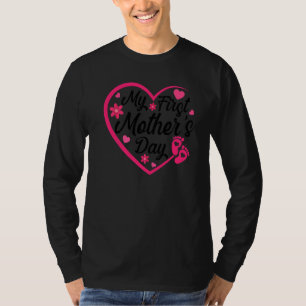 Girls My First Mother's Day 2022 Matching Fa T-Shirt
