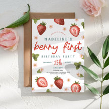 Girls Niedlich Berry Erster Sommer Kinder Erster G