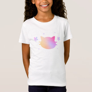 Girls Niedlich Colorful Cat T - Shirt