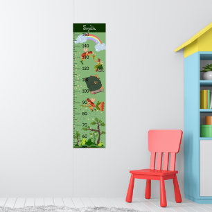 Girls Niedlich Fairy Growth Chart Metric Poster