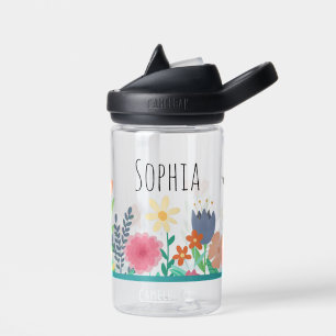 Girls Niedlich Floral Bee Kids School Trinkflasche