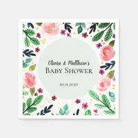 Girls Niedlich Floral Watercolor Blume Kinderdusch