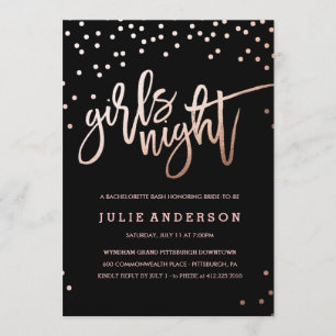GIRLS NIGHOUT // JUNGGESELINNEN-ABSCHIED Einladung
