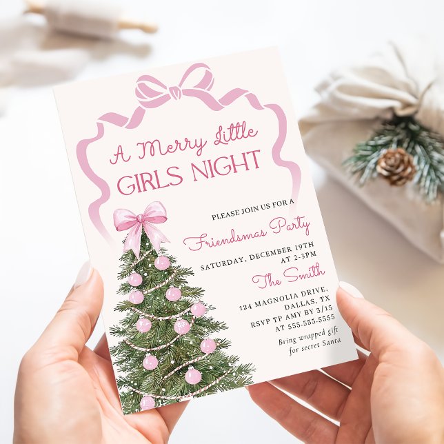 Girls Night Christmas Party Invitation Einladung (Von Creator hochgeladen)