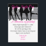 Girls Night Out Einladung<br><div class="desc">Perfekt für einen Junggeselinnen-Abschied,  ein Mädchenabend,  einen Geburtstag und mehr! Ein Fest der Freude und Freundschaft.</div>