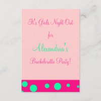 "Girls Night Out/Junggeselinnen-Abschied"