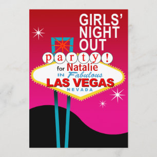 Girls Night Out Party in Las Vegas Einladung