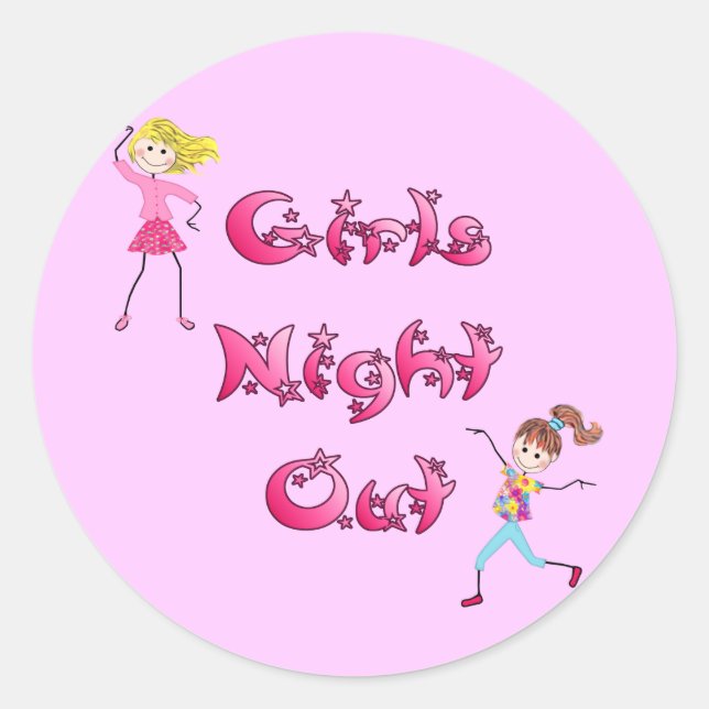 Girl's Night Out Stickers (Vorderseite)