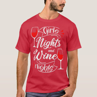 Girls Nights Weinflüsse Sonniger Junggeselinnen-Ab T-Shirt
