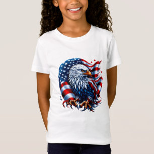 Girls Patriotic T - Shirt