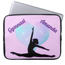Girls Personalisiert Gymnastik Lila Gymnast