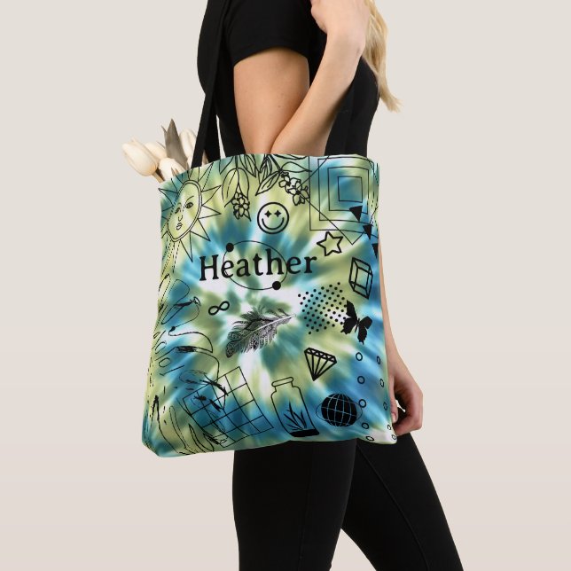 Girls Personalisiert Name Boho Gefärbte Krawatte T (Von Nahem)