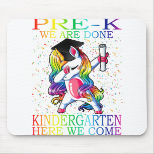 Girls Pre-K Abschluss Magical Unicorn Geschenk Mousepad