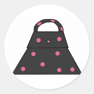Girls Purses Runder Aufkleber