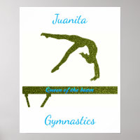 Girls Queen of the Beam Gymnastics