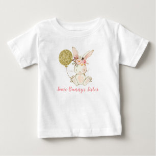 Girls Rabbit Balloon Ein wenig Bunny's Sister T-Sh Baby T-shirt