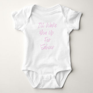 Girl's Ramadan Sahoor Bodysuit Geschenk Baby Strampler