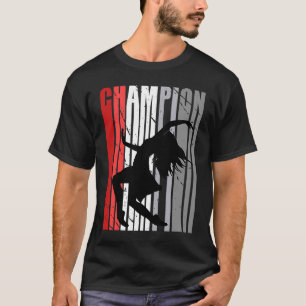 Girls Red Dance Birthday Dancer Retro Theatre D T-Shirt