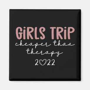 Girls Reise billiger als Therapie 2022 Urlaub Magnet