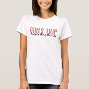Girls Reise billiger als Therapie Girls Vacation T-Shirt