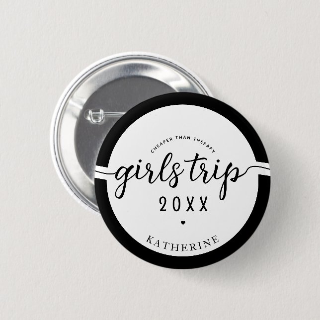 Girls Reisen billiger als Therapeut Custom Girls U Button (Vorne & Hinten)