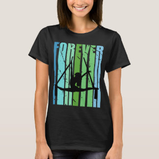 Girls Retro Forever Aerialist Bday Air Yoga Air Yo T-Shirt