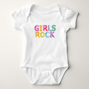 Girls Rock Design - Stärkung des Geistes für Fraue Baby Strampler