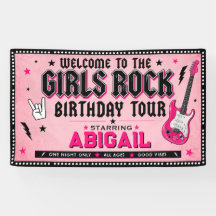 Girls Rock Geburtstagstour Willkommen
