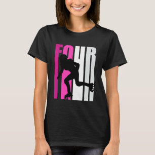 Girls Roller Skaten Geburtstag 4. Inline Skater Bd T-Shirt